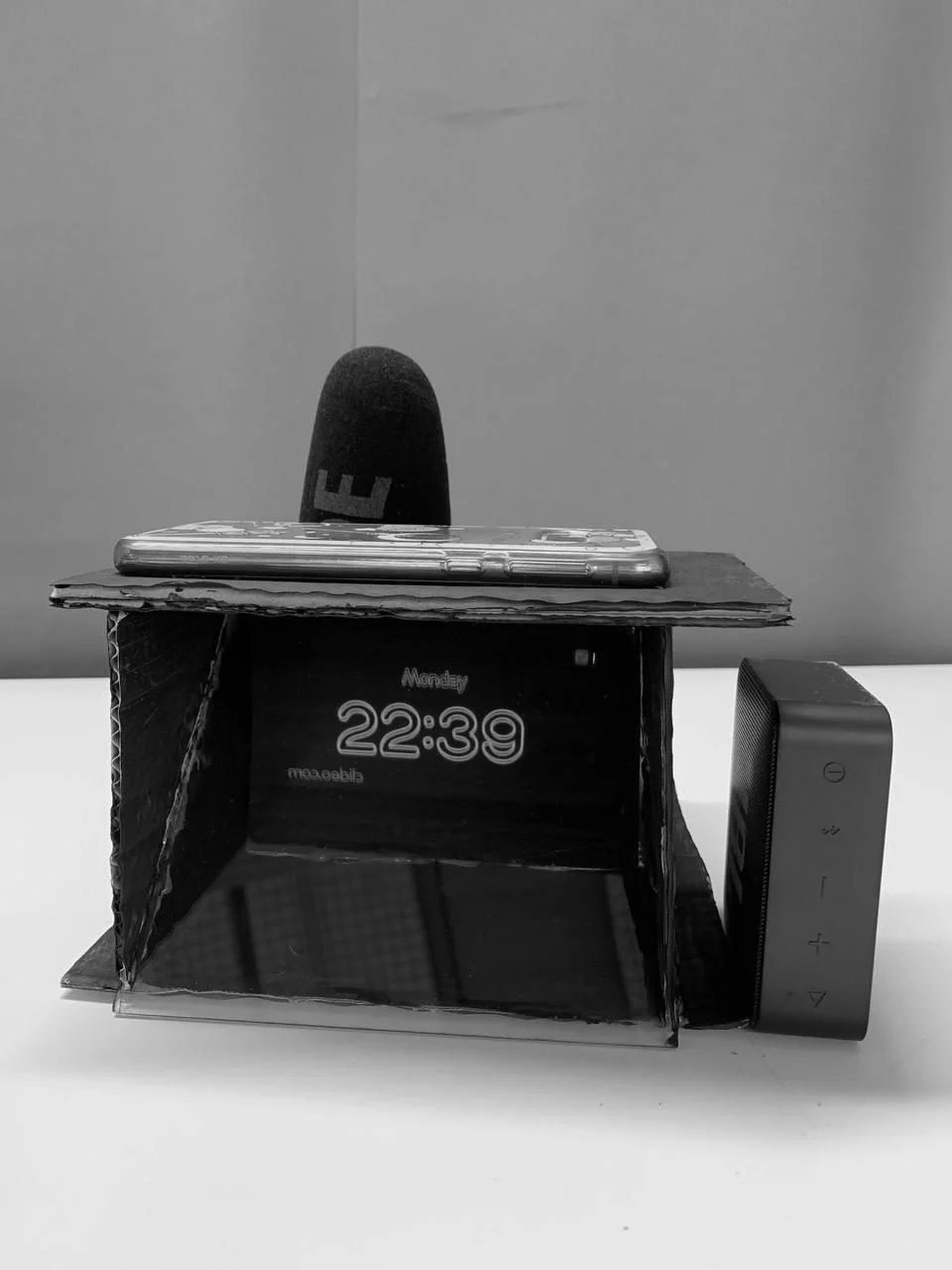 First hologram prototype with phone