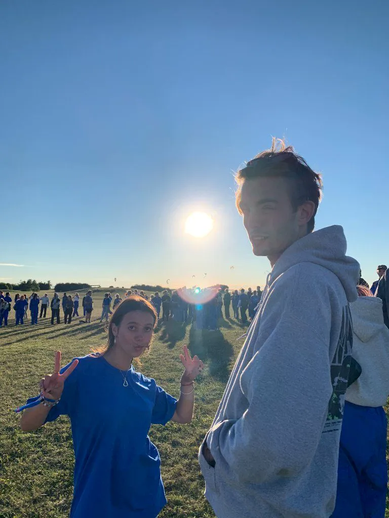 Sunset with friends in Sweden